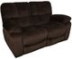 Porter International Designs Ramsey Chocolate Dual Manual Reclining Loveseat-0