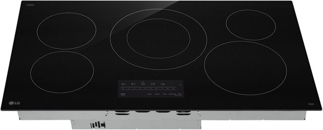 LG 36" Black Electric Cooktop with UltraHeat™ 3.0kW Element-3