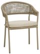 Signature Design by Ashley® Ocean Park 4-Piece Beige Aluminum/Fabric Outdoor Dining Arm Chair-2