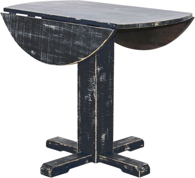 Sunny Designs™ Marina Black Sand Drop-Leaf Table-3