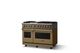 Viking® 5 Series 48" Golden Hour Pro Style Dual Fuel (NG) Range with Polished Chrome Trim-2