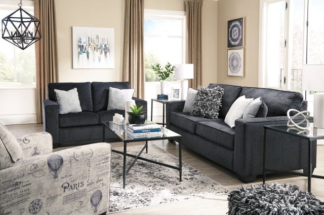Signature Design by Ashley® Altari Slate 85" Queen Sofa Sleeper-2