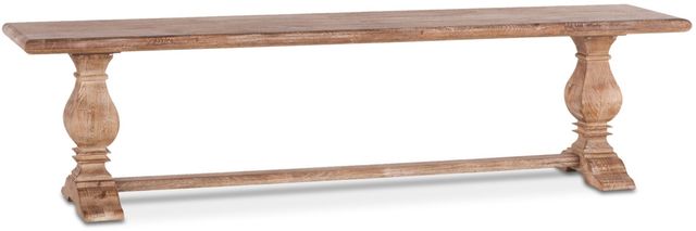 Home Trends & Design San Rafael Antique Oak Bench-0