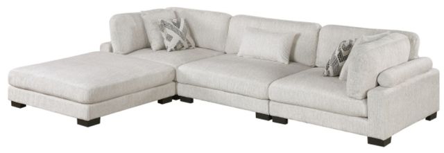 Homelegance® Tinley 4-Piece Beige Modular Sectional with Ottoman-3