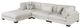 Homelegance® Tinley 4-Piece Beige Modular Sectional with Ottoman-3