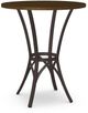 Amisco Customizable Kai Walnut Veneer Bar Table with 36" Tabletop -0