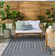 Nourison Home™ Tulum Denim Geometric 5'x7' Area Rug-1