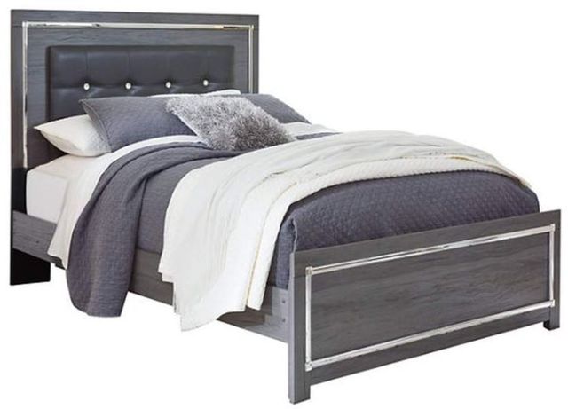 Signature Design by Ashley® Lodanna 2-Piece Gray Full Panel Bed Set-1