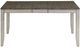 Steve Silver Co. Abacus Putty Dining Table with Butterfly Leaf and Smoky Alabaster Base-0
