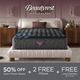 Beautyrest® World Class™ Level Four 15" Pocketed Coil Medium Tight Top King Mattress-0