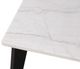 Furniture of America® Sabro White Rectangular Dining Table with Black Base-5