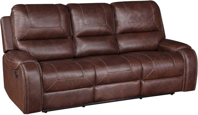 Steve Silver Co. Keily Brown Manual Reclining Sofa-0