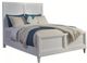 American Woodcrafters 1210 Dunescape White Queen Bed Complete-0