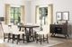 New Classic® Home Furnishings High Line 7-Piece Matte Brown/White Counter Table Set-1