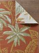 KAS Rugs Dahlia Ivory/Rust Paradise 5'x7' Area Rug-5
