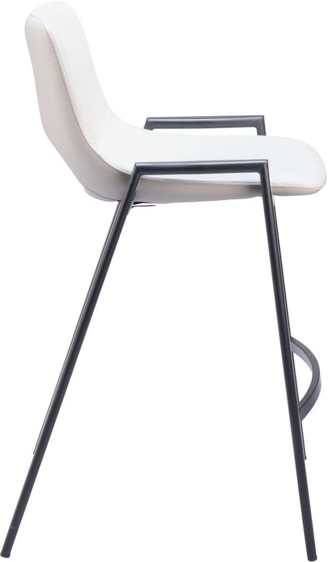 Zuo® Modern Desi White Counter Chair-1