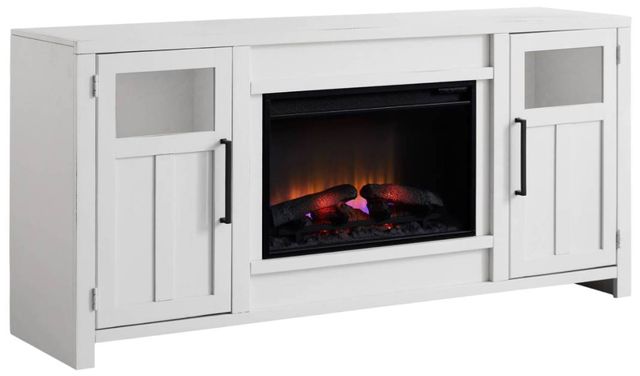 aspenhome® Finnegan White 68" Fireplace Console-0
