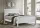 Coaster® Louis Philippe White Eastern King Sleigh Panel Bed-4