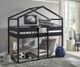 Signature Design by Ashley® Flannibrook Black Twin/Twin Loft Bed-5
