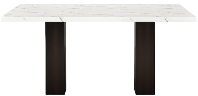 New Classic® Home Furnishings Faust 5-Piece Espresso/Gray Adjustable Dining Set-3