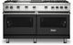 Viking® 5 Series 60" Cast Black Pro Style Liquid Propane Gas Range with 12" Griddle and 12" Grill-0