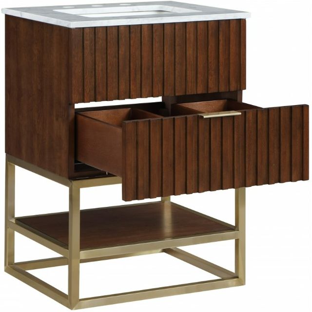 Meridian Furniture Monad Walnut 24" Bathroom Vanity-1