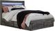 Signature Design by Ashley® Baystorm 3-Piece Gray King Storage Panel Bed Set-1
