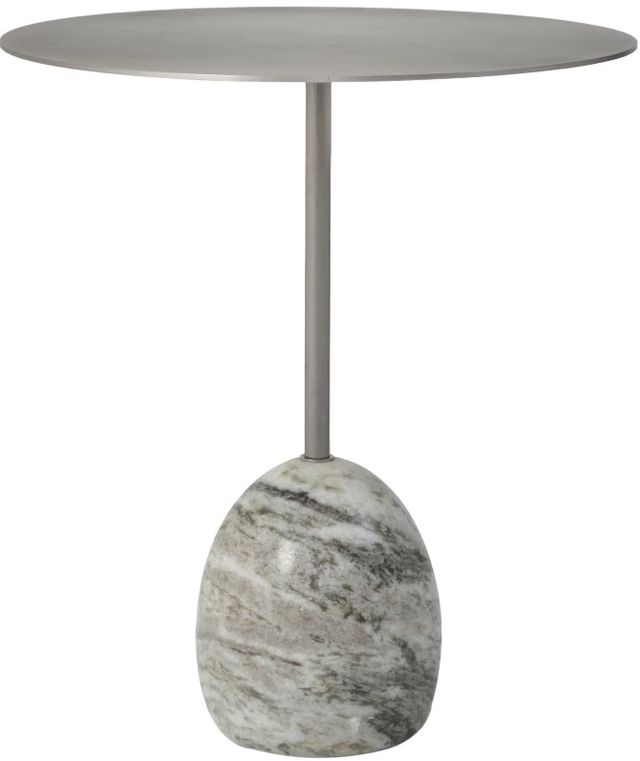 Renwil® Aiden Gray Side Table with Natural Base-0