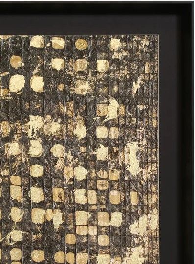 Stylecraft Gold Squares Wall Art-1