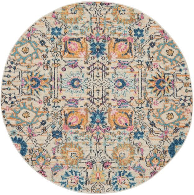 Nourison Home™ Passion 5' Round Style 3 Area Rug-0