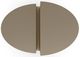 Caracole® Discord Modern Principles Bronze Metallic End Table with Lucent Modern Walnut Base -2