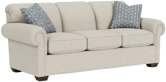 Flexsteel® Main Street White Vanilla Queen Sleeper Sofa-0