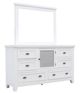 Cottage Creek Furniture Brookfield Vintage White Mirror-1