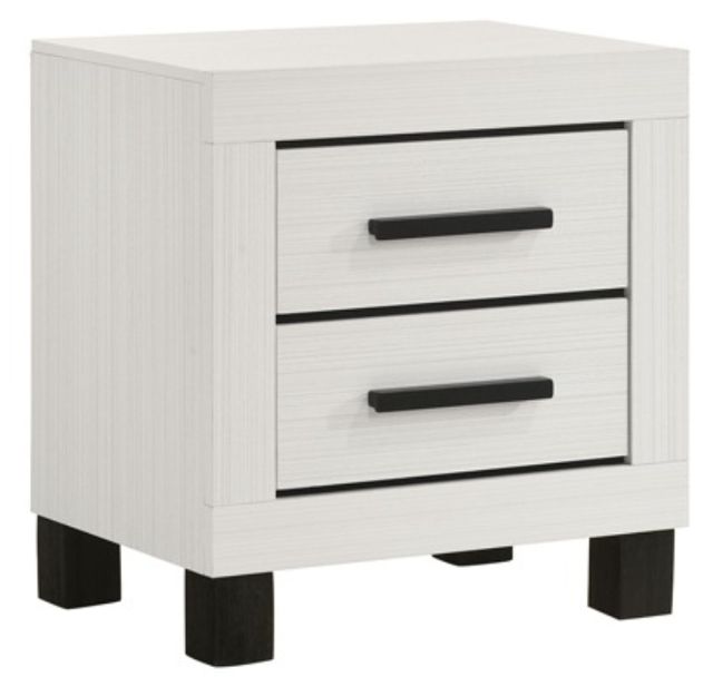 American Wholesale Furniture Salt Creek White Nightstand-0