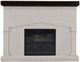 Vintage Furniture Noah Brown/White Fireplace-1