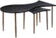 Zuo® Modern Norden 2-Piece Black/Bronze Coffee Table Set-0