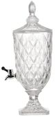 A & B Home Clear 19" Lidded Jar-1