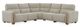 Kate Preston Home 5pc Selene Grey Power Reclining Sectional PLUS FREE Matching Recliner-0