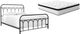Signature Design by Ashley® Nashburg 2-Piece Black/White Queen Metal Bed Set-0