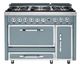 Viking® Tuscany 48" November Sky Pro Style Dual Fuel Range-0