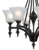 Cal® Lighting & Accessories Rockwood 6-Light Dark Bronze Chandelier-1
