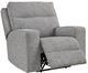 Signature Design by Ashley® Biscoe Pewter Power Recliner with Adjustable Headrest-1