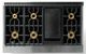 Viking® 7 Series 48'' Antique Bronze Pro Style Gas Range-4