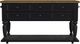 Elements International Heritage & Home Black/Oak Brown Kitchen Island-1