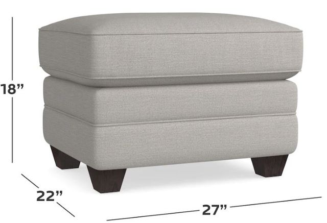 Bassett® Furniture Alexander Straw Ottoman-1