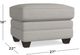 Bassett® Furniture Alexander Straw Ottoman-1