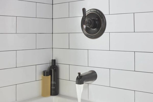 Peerless  Elmhurst® Oil Rubbed Bronze Tub Shower Trim Kit-2