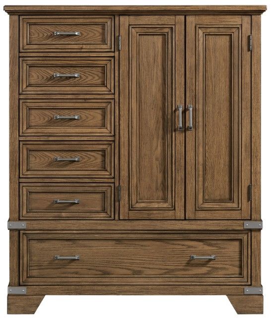 Intercon Forge Weathered Chestnut Gentleman's Chest-2