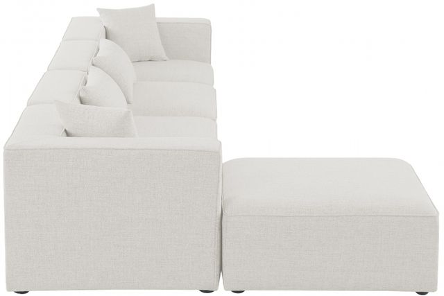 Meridian Furniture Cube 5-Piece Cream Modular Sectional-3