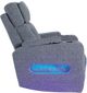Signature Design by Ashley® Studio Cave Steel Power Recliner with Adjustable Headrest-2